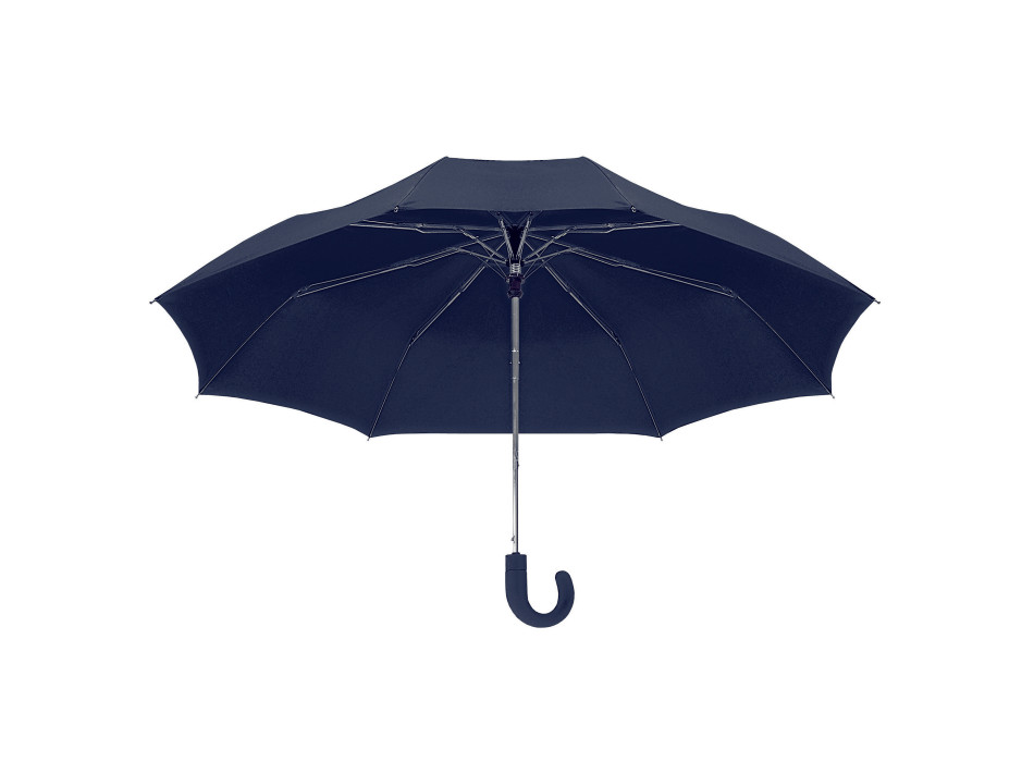 Ombrello pieghevole con apertura automatica in poliestere 190T, astuccio in tinta