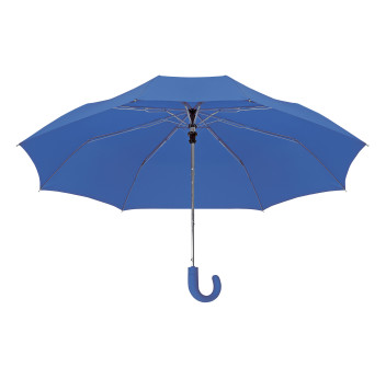 Ombrello pieghevole con apertura automatica in poliestere 190T, astuccio in tinta