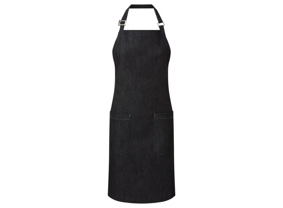 Organic Denim Fairtrade Bib Apron Gheddi