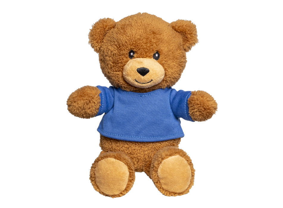 Orsetto peluche in poliestere con t-shirt personalizzabile