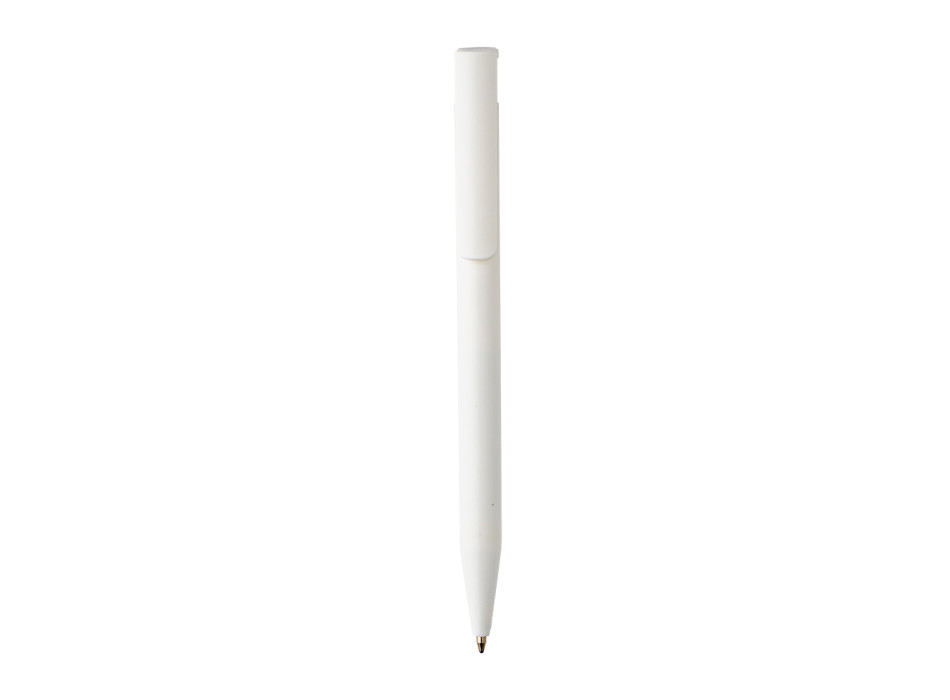 Penna a scatto in plastica. Inserto colorato metallizzato Gheddi