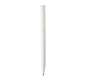Penna a scatto in plastica. Inserto colorato metallizzato Gheddi