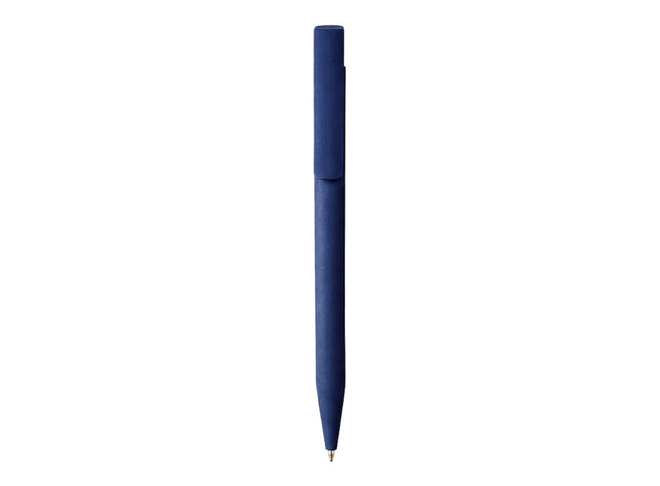 Penna a scatto in plastica. Inserto colorato metallizzato Gheddi