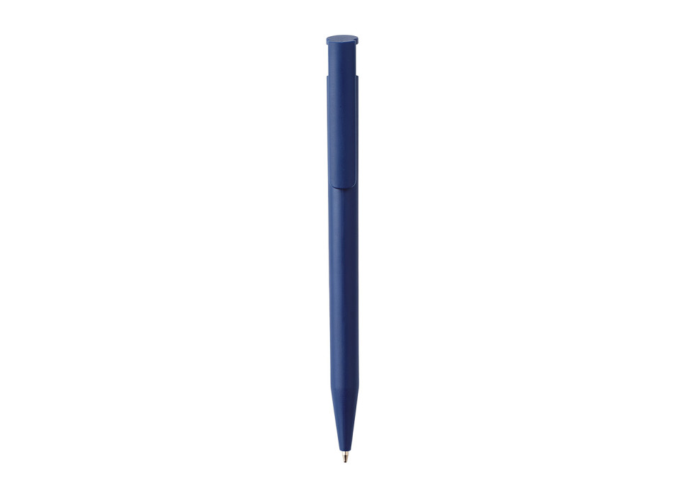 Penna a scatto in plastica. Inserto in bambù Gheddi