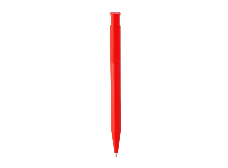 Penna a scatto in plastica. Inserto in bambù Gheddi
