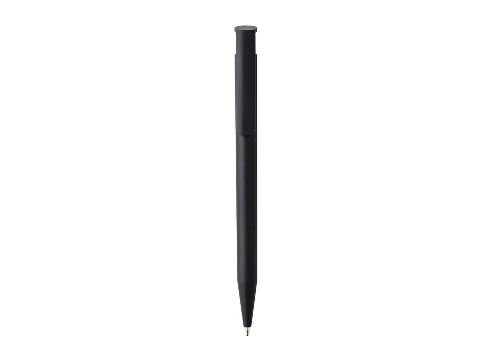 Penna a scatto in plastica. Inserto in bambù Gheddi
