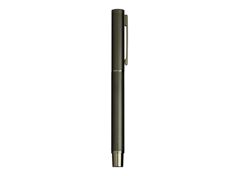 Penna a sfera in alluminio laccato metallizzato opaco
