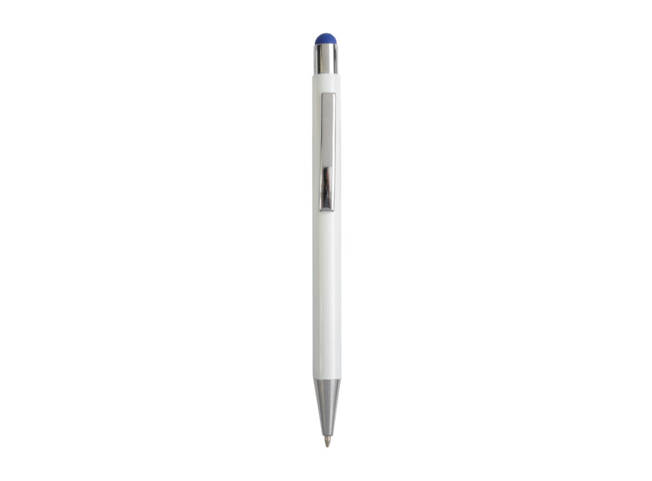 Penna  in alluminio. Il logo inciso a laser diventa dello stesso colore del touch screen. Gheddi