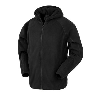 Hooded Recycled Microfleece Jacket