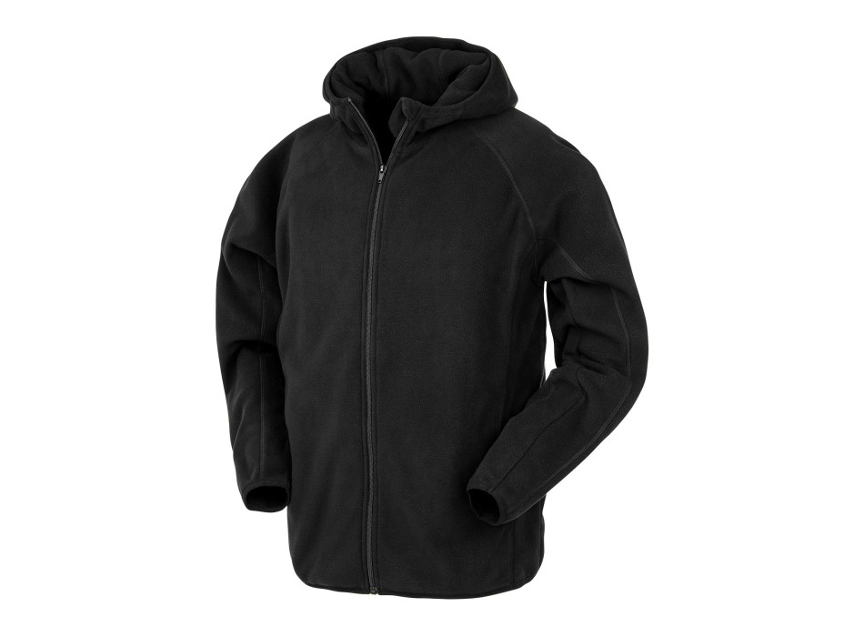 Hooded Recycled Microfleece Jacket