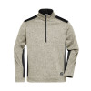 Men's Knitted Workwear Fleece Half-Zip - Strong