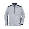 Men's Knitted Workwear Fleece Half-Zip - Strong