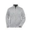 Men's Knitted Workwear Fleece Jacket - Solid