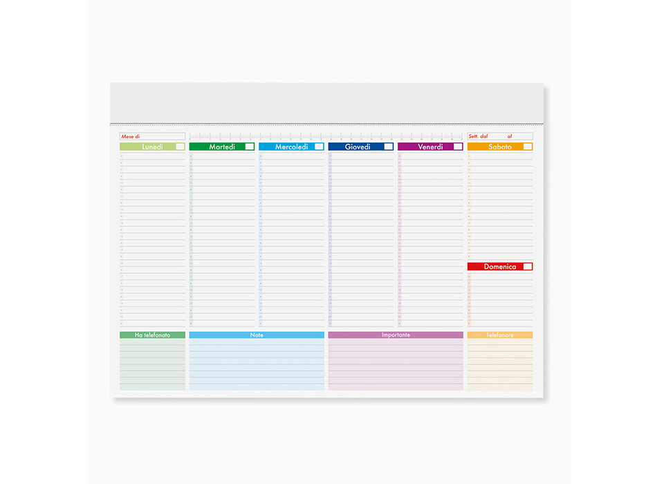 PLANNING MULTICOLOR