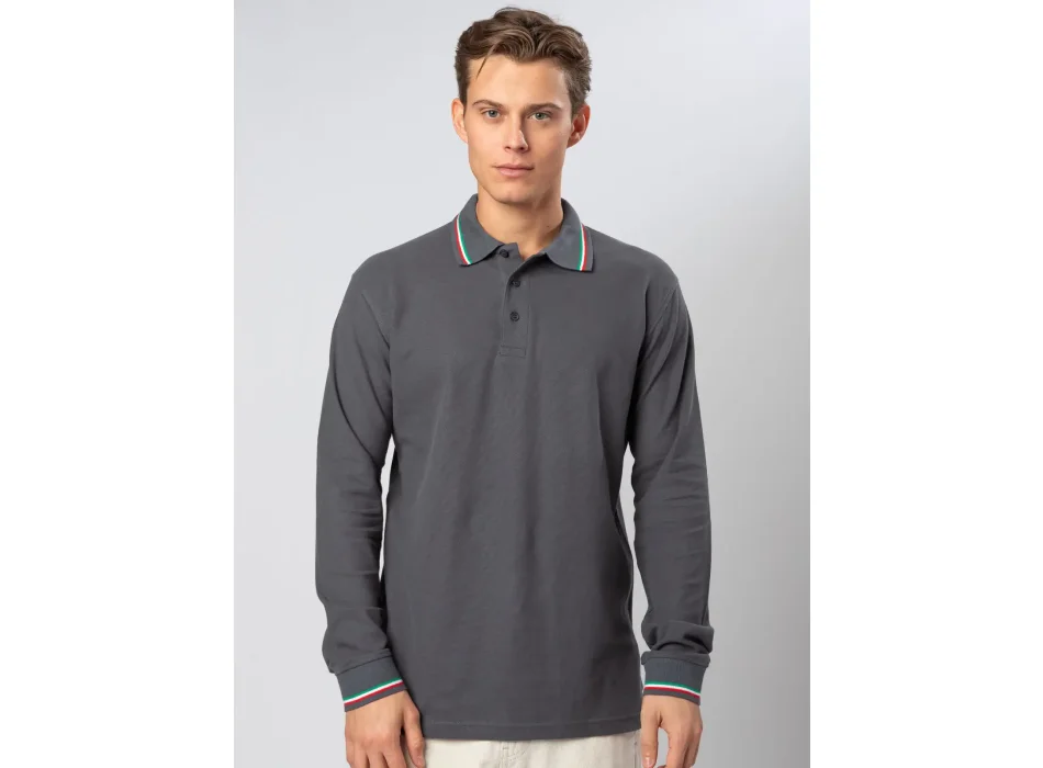 Polo Italy Manica lunga Gheddi