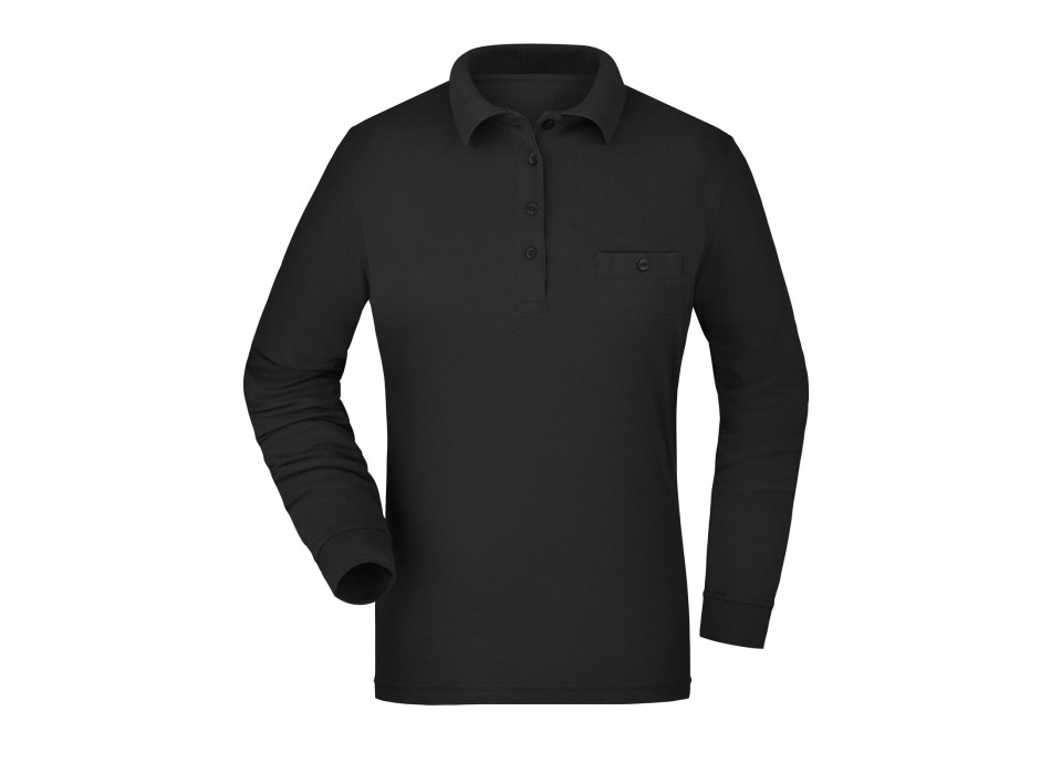 Ladies' Workwear Polo Pocket Longsleeve
