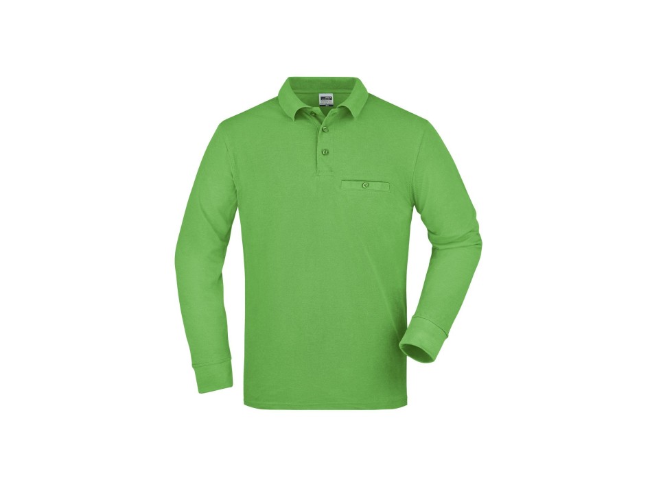 Men's Workwear Polo Pocket Longsleeve