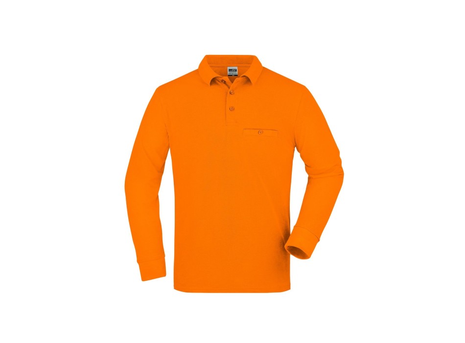 Men's Workwear Polo Pocket Longsleeve