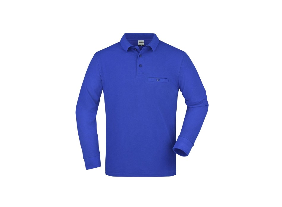 Men's Workwear Polo Pocket Longsleeve