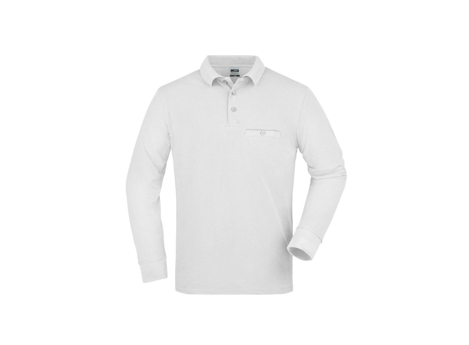 Men's Workwear Polo Pocket Longsleeve