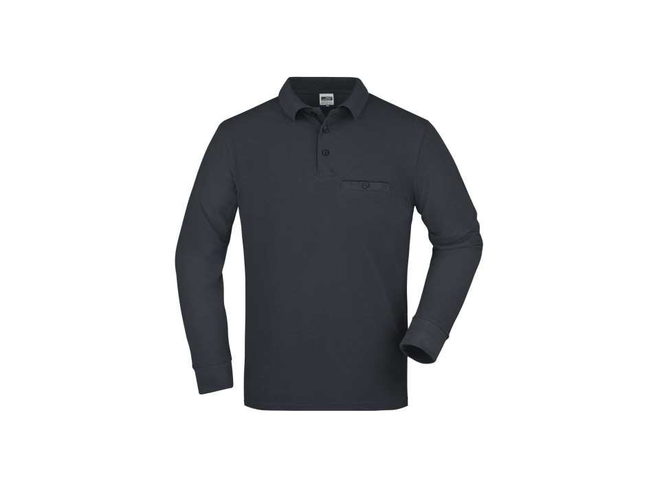 Men's Workwear Polo Pocket Longsleeve