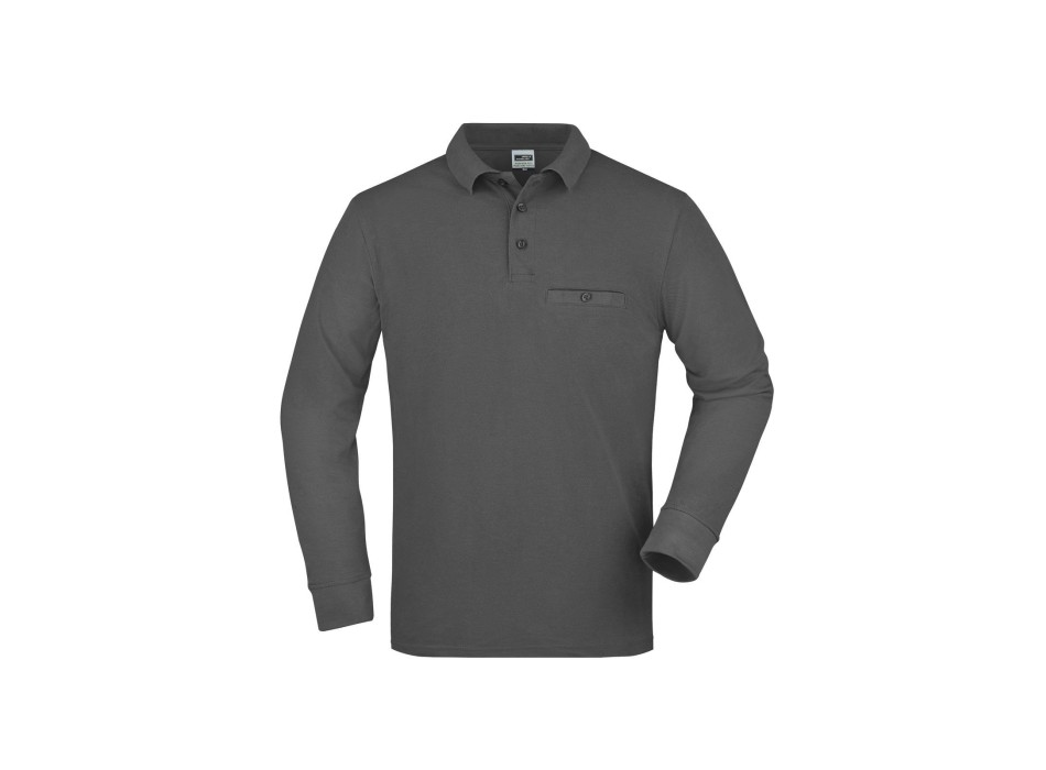 Men's Workwear Polo Pocket Longsleeve