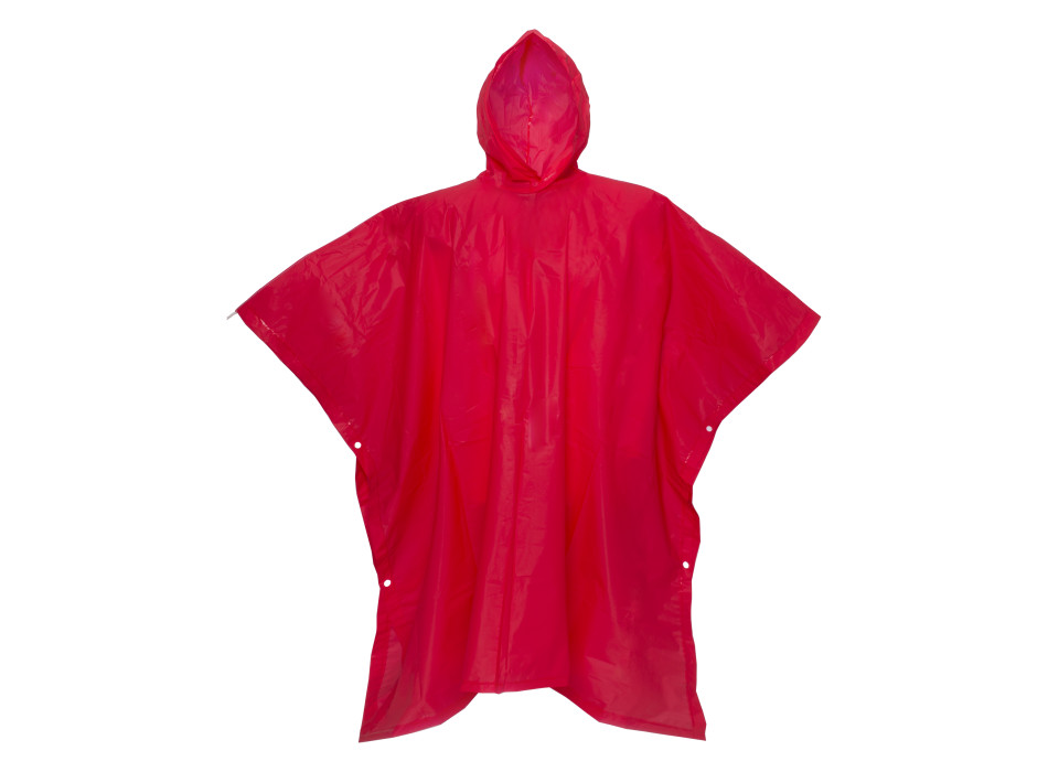 Poncho impermeabile in PEVA riciclato. Inserito in bustina in PET riciclato