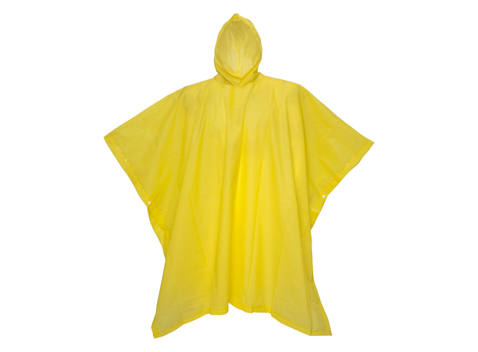 Poncho impermeabile in PEVA riciclato. Inserito in bustina in PET riciclato