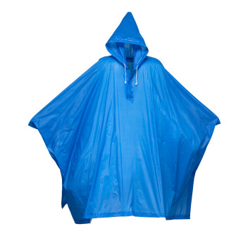 Poncho impermeabile in PVC goffrato, inserito in bustina