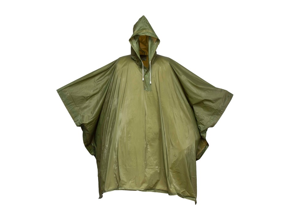 Poncho impermeabile in pvc goffrato, inserito in bustina