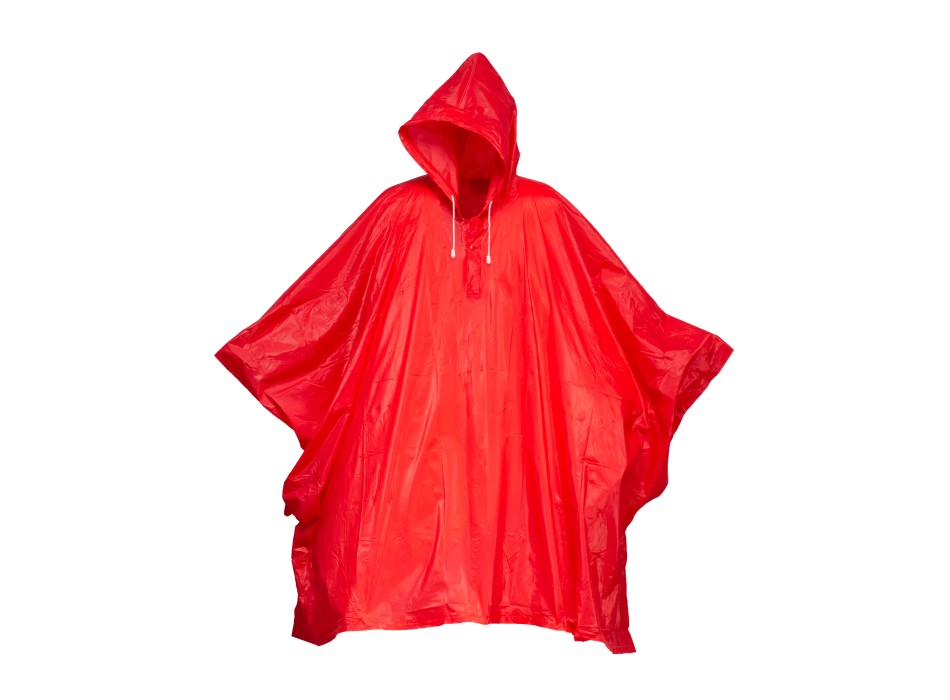 Poncho impermeabile in pvc goffrato, inserito in bustina