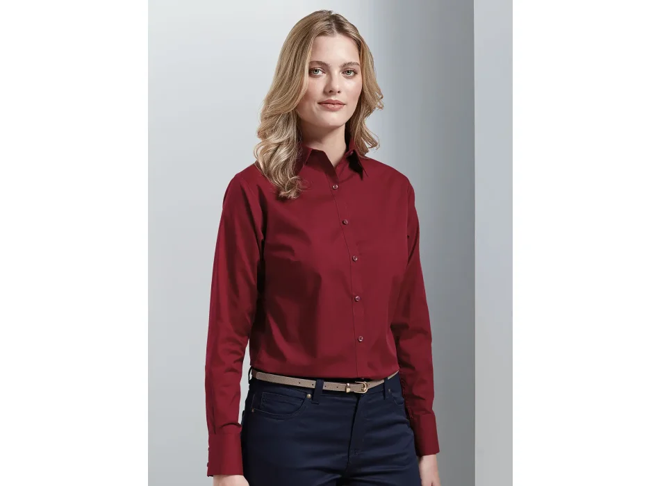 Poplin Long Sleeve Blouse Gheddi