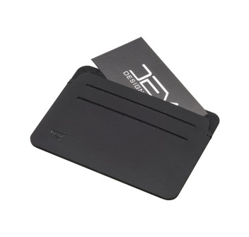 Porta carte anti RFID in soft PU. Con sei compartimenti per carte e logo RFID Gheddi