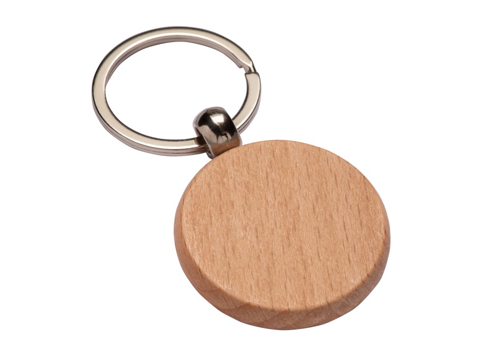 Portachiavi tondo in legno