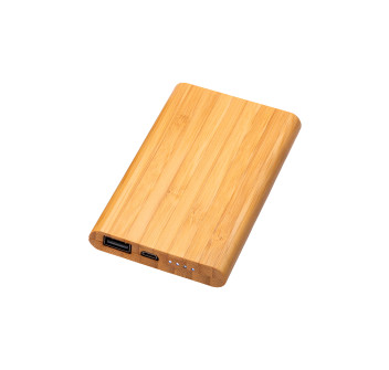 Power bank in bambù 6000mah