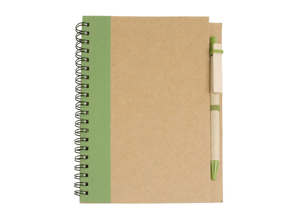 Quaderno ad anelli in carta riciclata