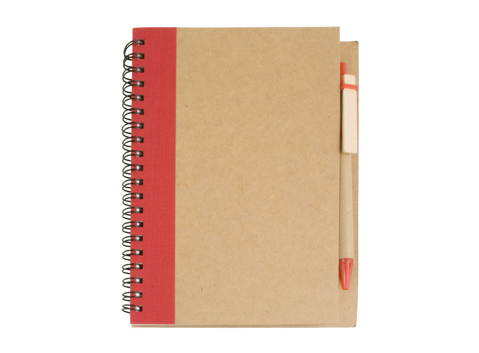 Quaderno ad anelli in carta riciclata