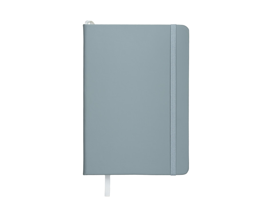 Quaderno con copertina in PU in colori pastello ed elastico di chiusura Gheddi