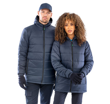 Recycled hooded padded parka Gheddi