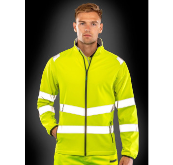 Recycled printable safety softshell