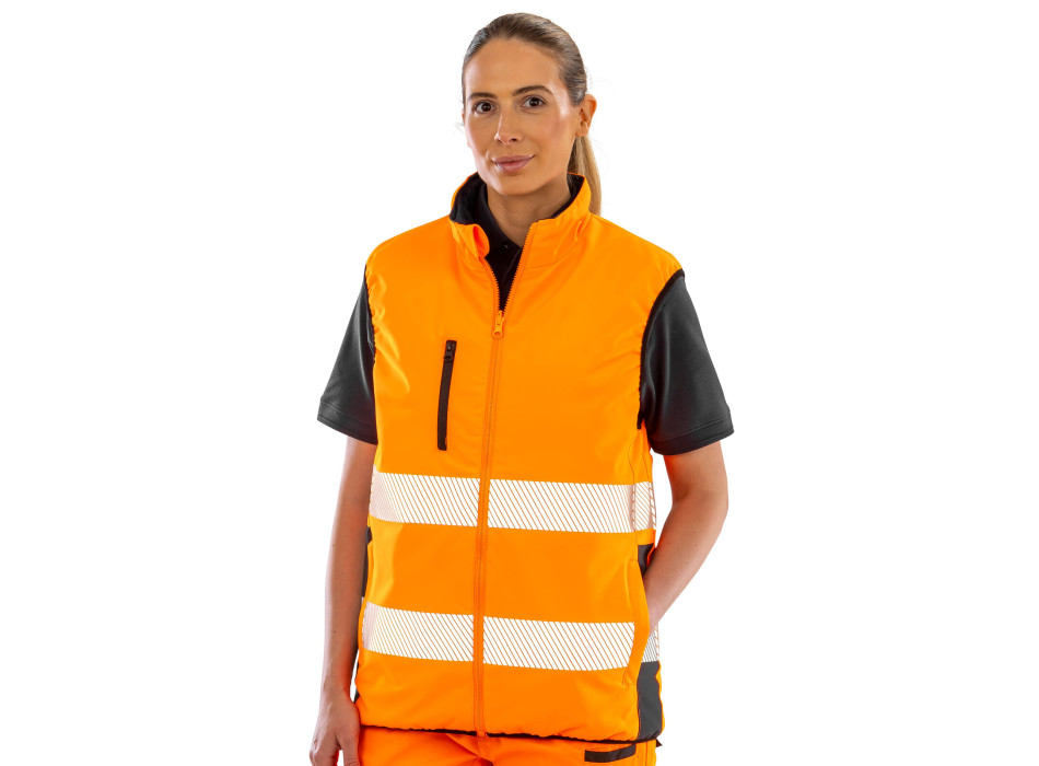 Reversible Soft Padded Safety Gilet