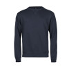 Ribbed Interlock Crew Neck Gheddi