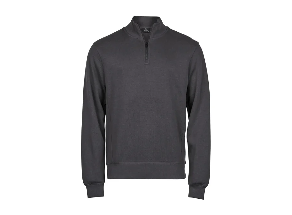 Ribbed Interlock Half Zip Gheddi