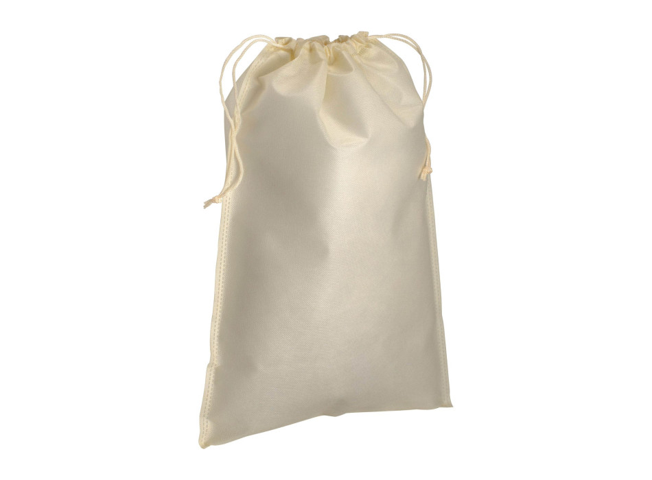 Sacchetto in TNT 80 g/m2 con chiusura a strozzo, 50 x 75 cm