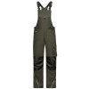 Workwear Pants With Bib - Solid