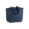 Shopper con soffietto alla base in cotone 120 g/m2, manici corti