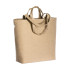 Shopper con Soffietto alla Base in Cotone Riciclato