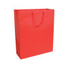 Shopper con soffietto in carta laminata opaca 157 g/m2 con rinforzo alla base Gheddi