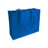 Shopper con soffietto in TNT cucito, manici lunghi Gheddi