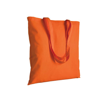 Shopper in canvas 280 g-m2, manici lunghi